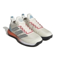 adidas Tennis Shoes adizero Ubersonic 4 Clay/Sand Court/ white/silver Men